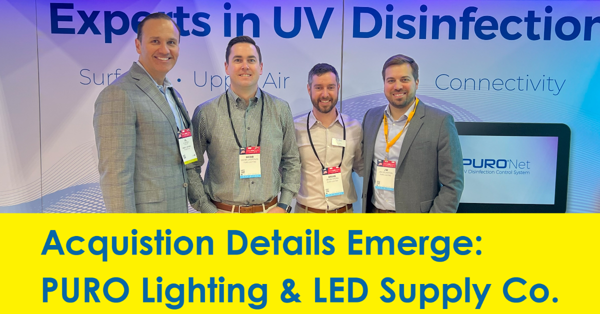 Acquisition Details Emerge PURO Lighting & LED Supply Co.