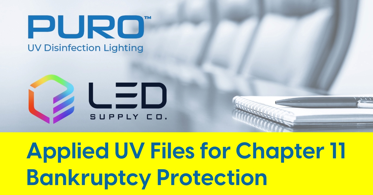 2024 05 Applied UV Bankruptcy Chapter 11 puro lighting led supply co munn.jpg