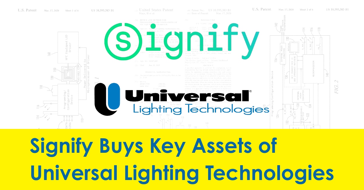 2023 10 Signify acquires ULT universal lighting technologies assets ip patents philips cooper.jpg