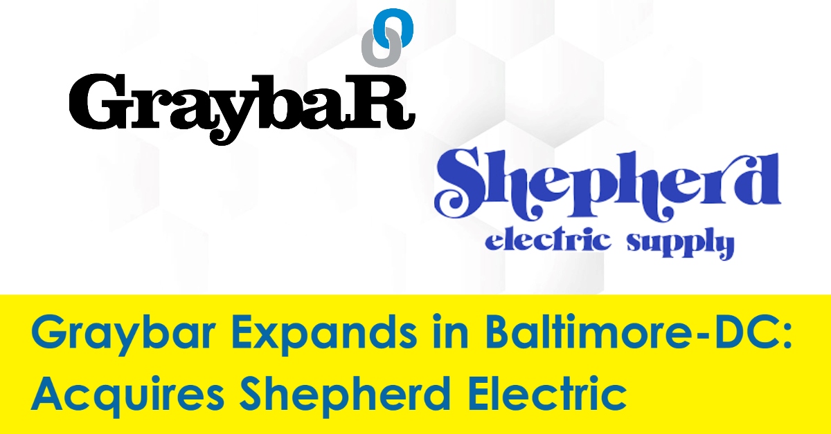 2023 07 Graybar acquires Shepherd Electric supply baltimore md dc pulaski.jpg