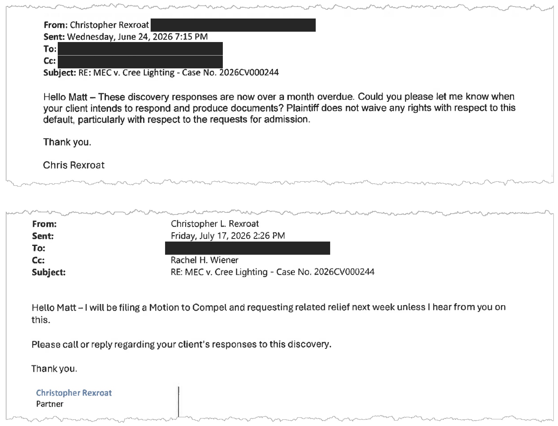 rexroat-emails-to-cree-counsel-discovery.jpg