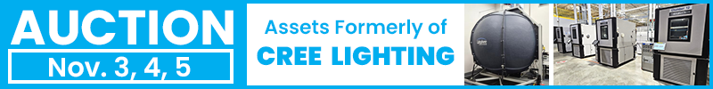 Integra Asset Services - 3-Day Auction: Complete Closure of Cree Lighting